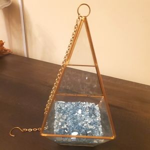 Hanging Triangle Terrarium
